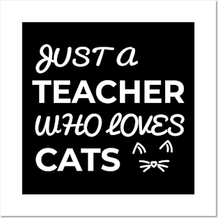 teacher cat Posters and Art